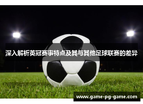 深入解析英冠赛事特点及其与其他足球联赛的差异